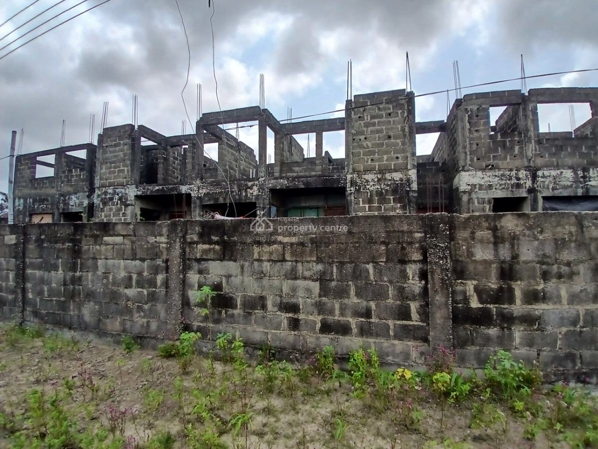 6plots of Land with Multiple Blocks of Flats (uncompleted) Along The R, Off Ado Road, Ajah, Ajah, Lagos, Land for Sale