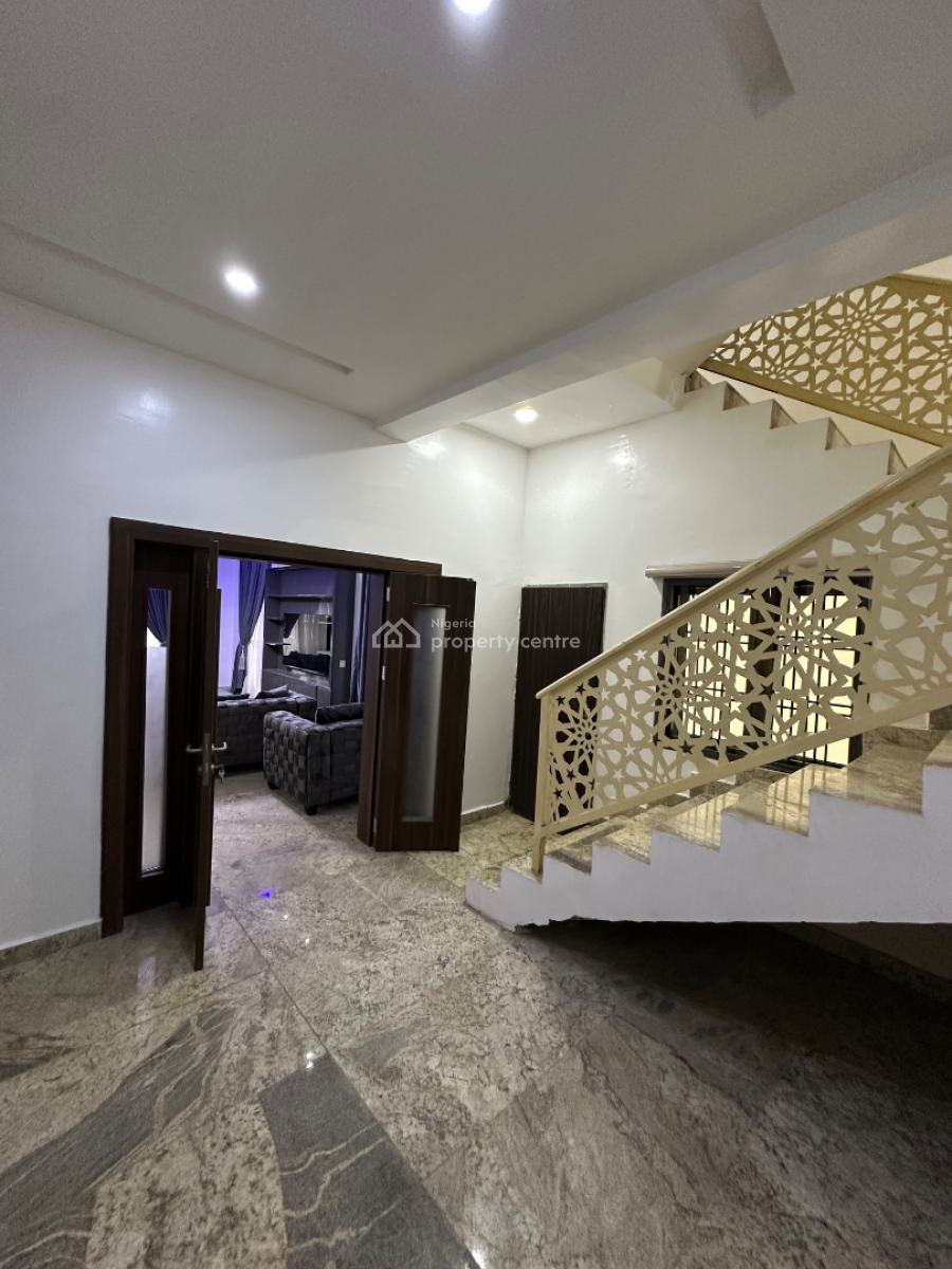 Serviced and Furnished 5 Bedroom Detached Duplex with Bq, Off Nnpc, Guzape District, Abuja, Detached Duplex for Rent