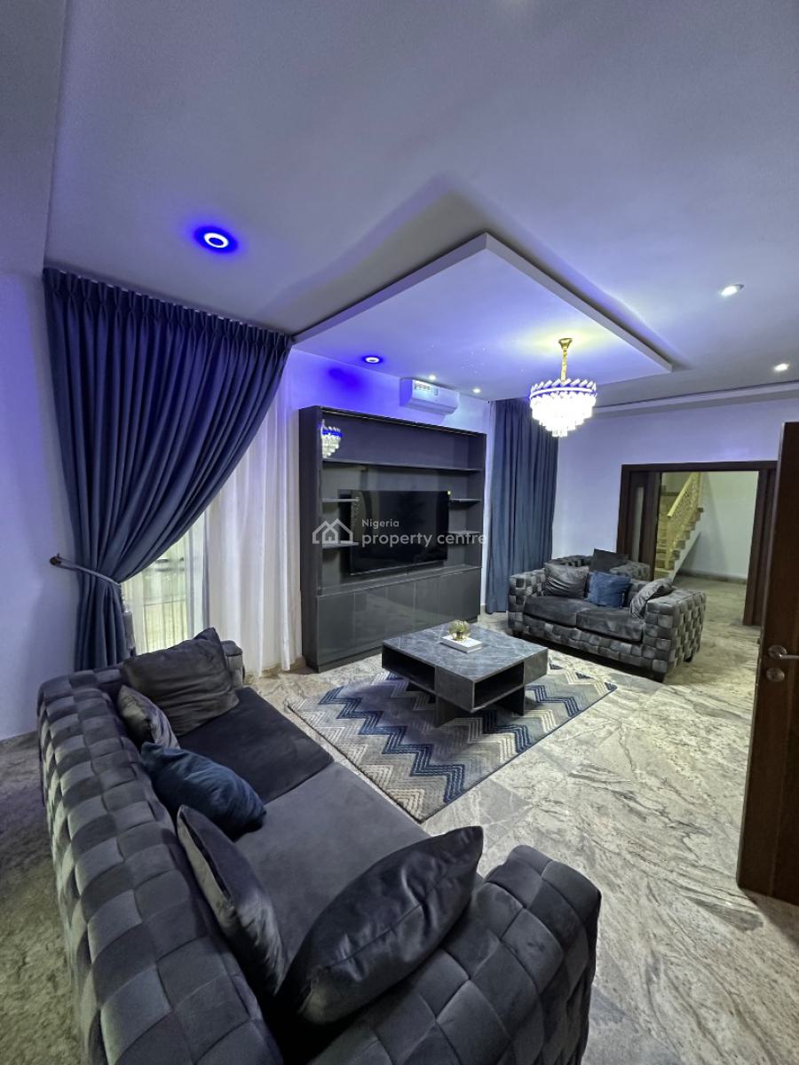 Serviced and Furnished 5 Bedroom Detached Duplex with Bq, Off Nnpc, Guzape District, Abuja, Detached Duplex for Rent