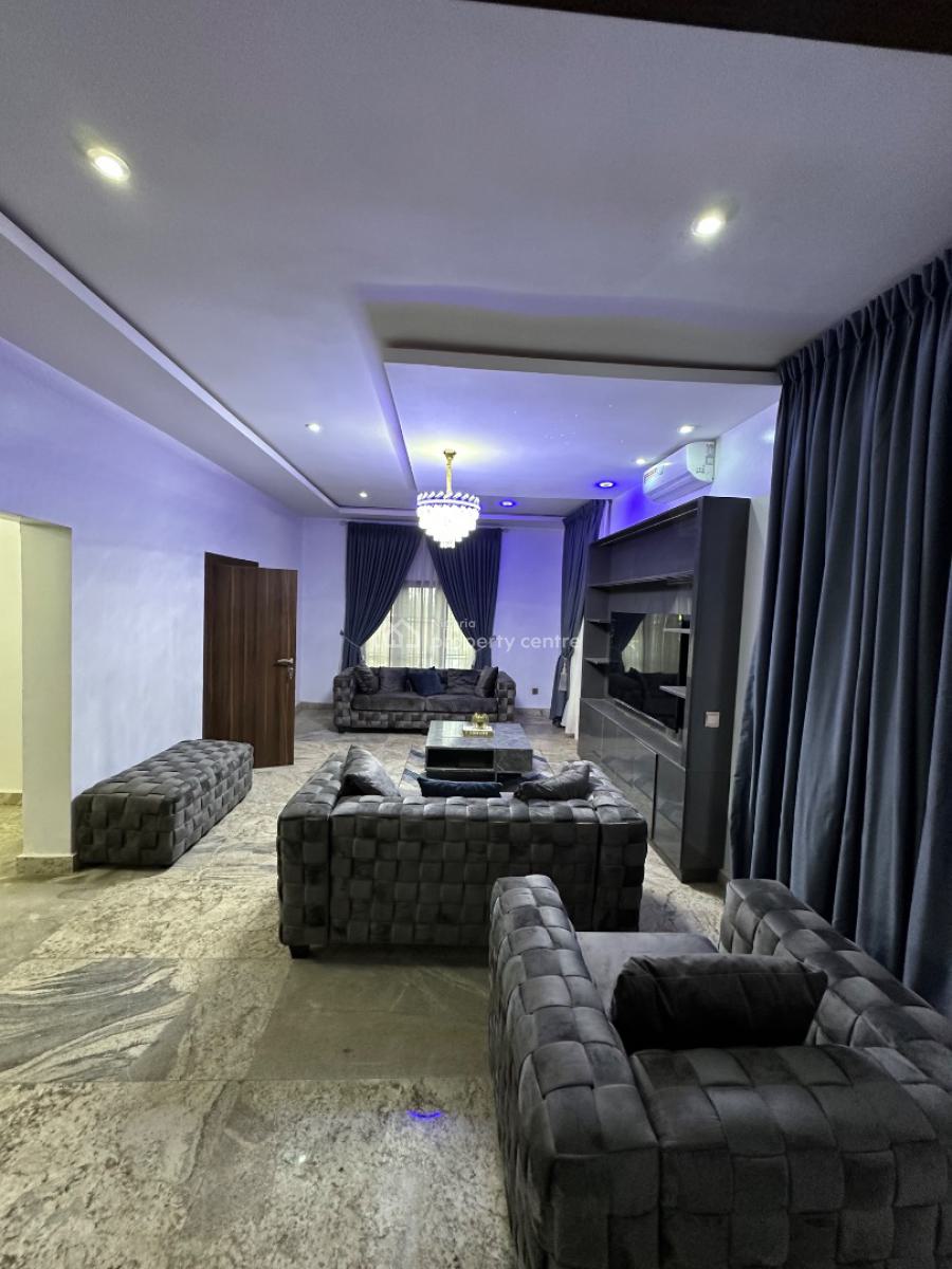 Serviced and Furnished 5 Bedroom Detached Duplex with Bq, Off Nnpc, Guzape District, Abuja, Detached Duplex for Rent