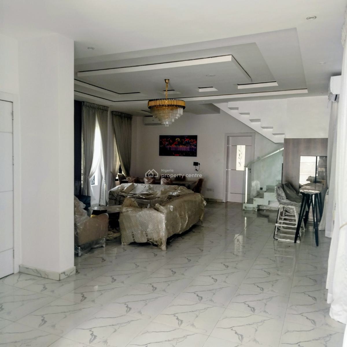 Luxury Furnished 5bedroom Fully Detached Duplex with Bq and Swimming P, Royal Pine, Lekki Expressway, Lekki, Lagos, Detached Duplex for Sale