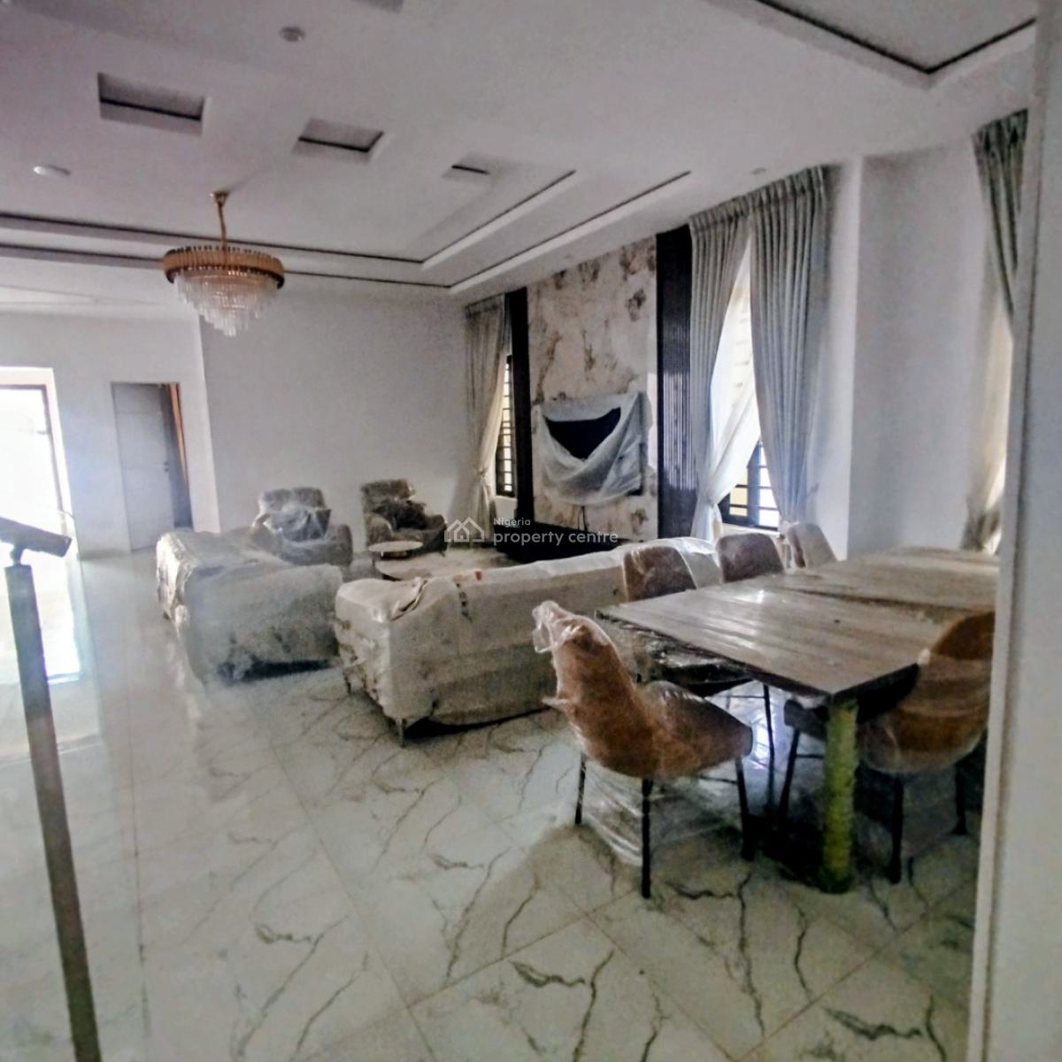 Luxury Furnished 5bedroom Fully Detached Duplex with Bq and Swimming P, Royal Pine, Lekki Expressway, Lekki, Lagos, Detached Duplex for Sale