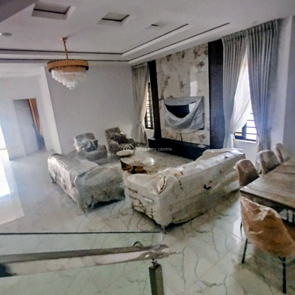 Luxury Furnished 5bedroom Fully Detached Duplex with Bq and Swimming P, Royal Pine, Lekki Expressway, Lekki, Lagos, Detached Duplex for Sale