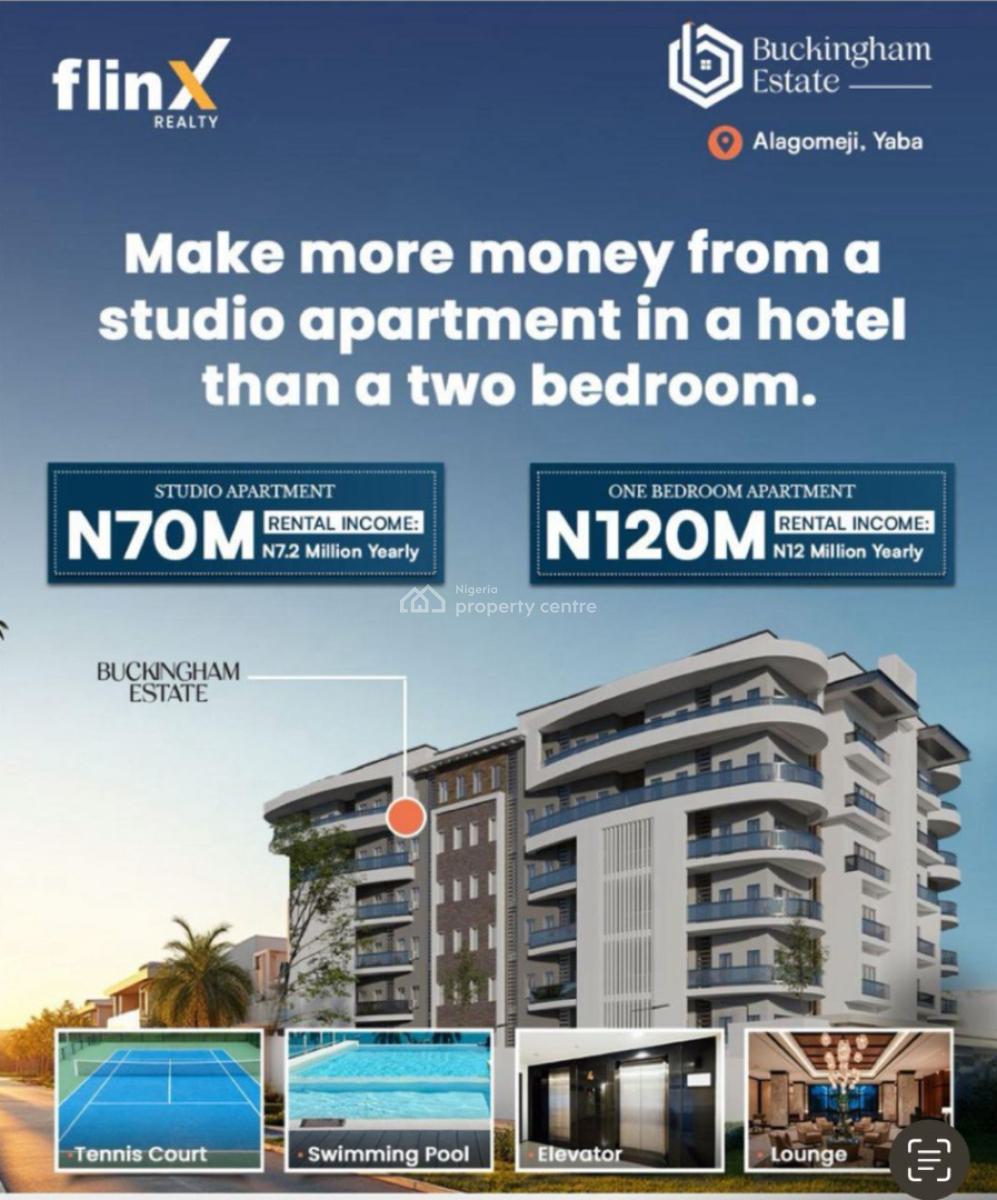 Luxury Studio & 1-bedroom Investment Apartments with High Income, Very Close to Yabatech,business and Tech Hub,steady Income Return, Alagomeji, Yaba, Lagos, House for Sale