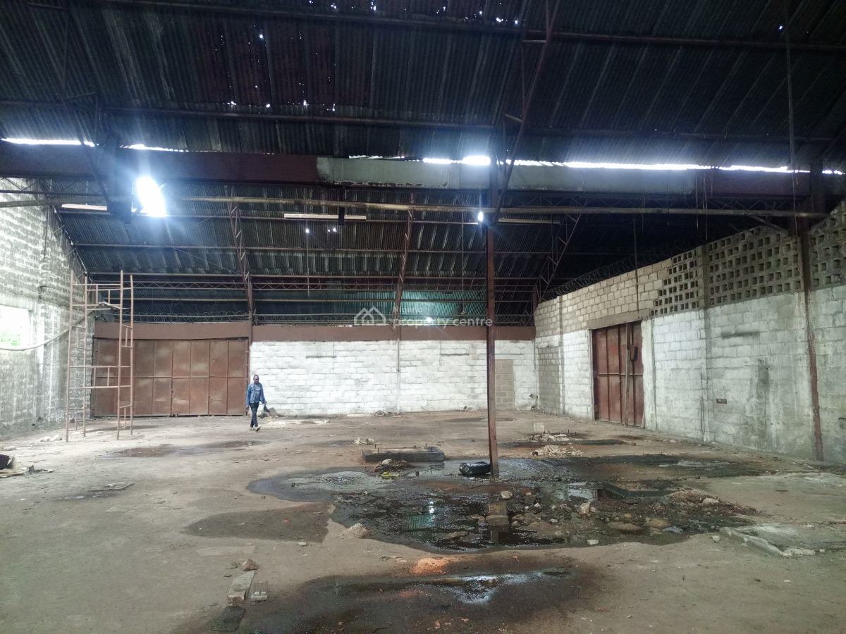 Warehouse Measuring 780sqm and 580 Sqm Located in a Serene Neighbourho, Off Oba Akran, Ikeja, Lagos, Warehouse for Rent