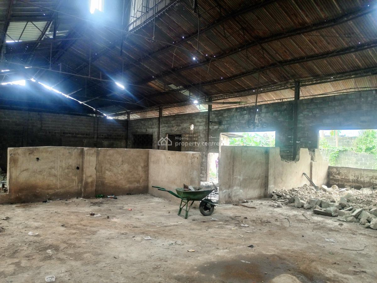 Warehouse Measuring 780sqm and 580 Sqm Located in a Serene Neighbourho, Off Oba Akran, Ikeja, Lagos, Warehouse for Rent