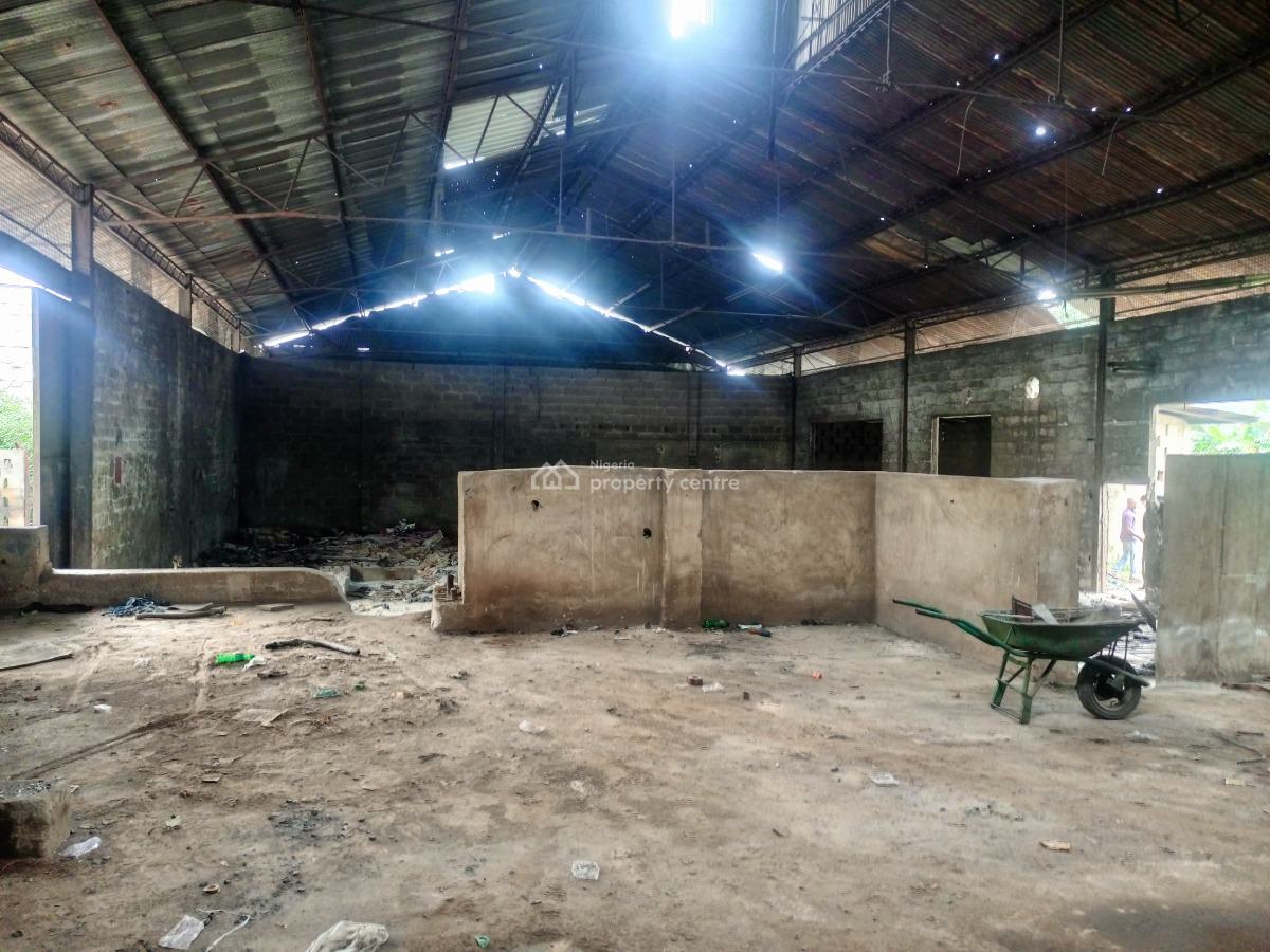 Warehouse Measuring 780sqm and 580 Sqm Located in a Serene Neighbourho, Off Oba Akran, Ikeja, Lagos, Warehouse for Rent