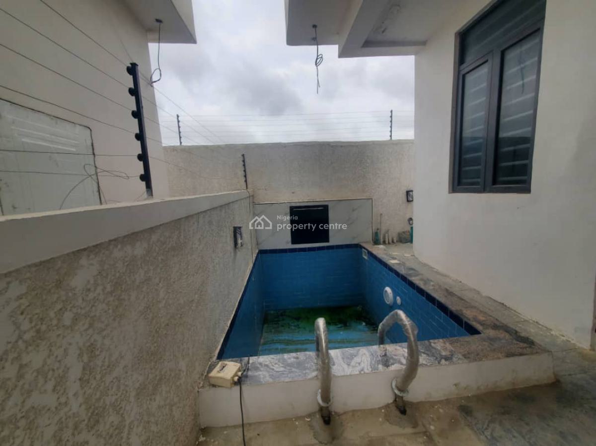 Brand New 4 Bedroom Detached Duplex with Bq with Pool, The Prestigious Lekki Palm City, Well Secured Estate, Ajah, Lagos, Detached Duplex for Sale