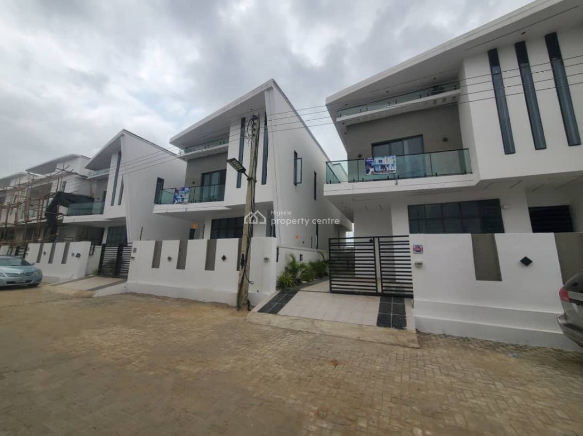 Brand New 4 Bedroom Detached Duplex with Bq with Pool, The Prestigious Lekki Palm City, Well Secured Estate, Ajah, Lagos, Detached Duplex for Sale