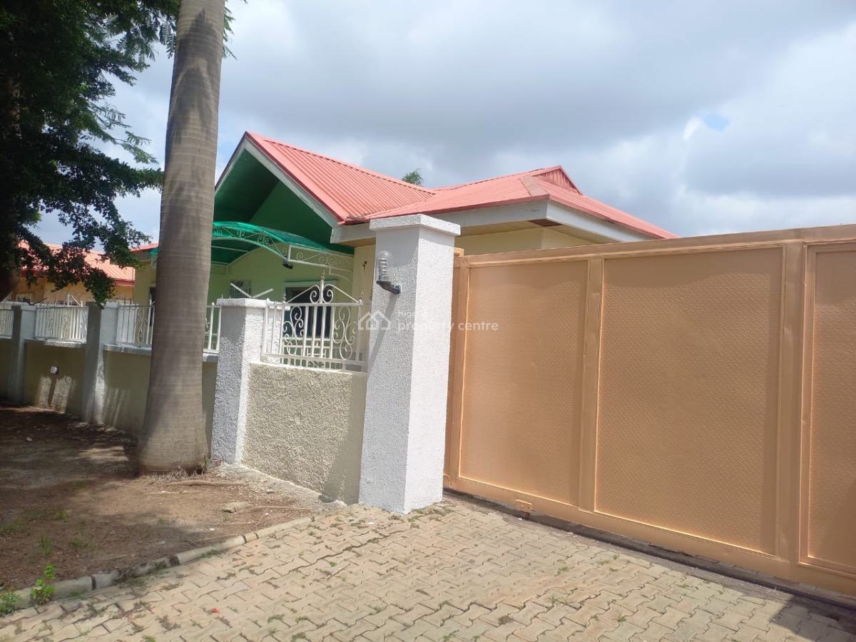 Standard 3 Bedroom Fully Detached Bungalow with Compound and Gate, Inside a Well Secured Estate Along Sunnyvale Expressway, Tarred Road, Galadimawa, Abuja, Detached Bungalow for Rent