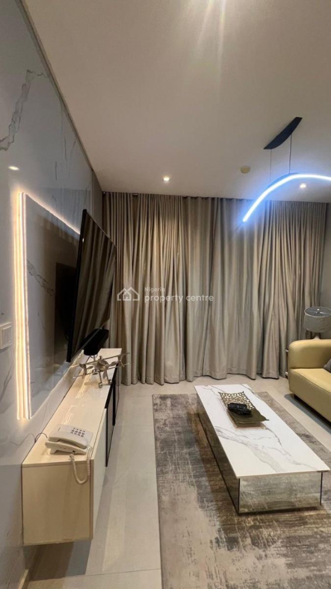 Luxury Automated Two 2 Bedroom Condo Unit with All Round Balconies, Sw, Lekki Phase 1, Lekki, Lagos, House Short Let