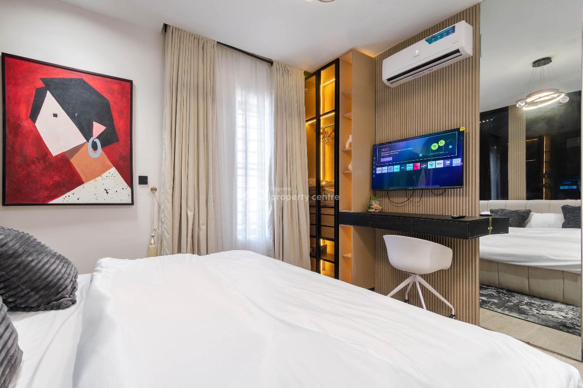 2 Bedroom Maisonette Apartment with Cityview, Alexa, Elevator, Ps5, Ikoyi, Lagos, Flat / Apartment Short Let