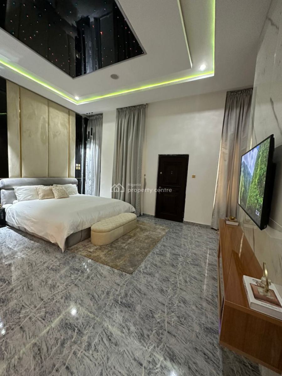 Furnished 4 Bedroom Detached Duplex with Bq, Inside a Secured Estate, Ikota, Lekki, Lagos, Detached Duplex for Rent