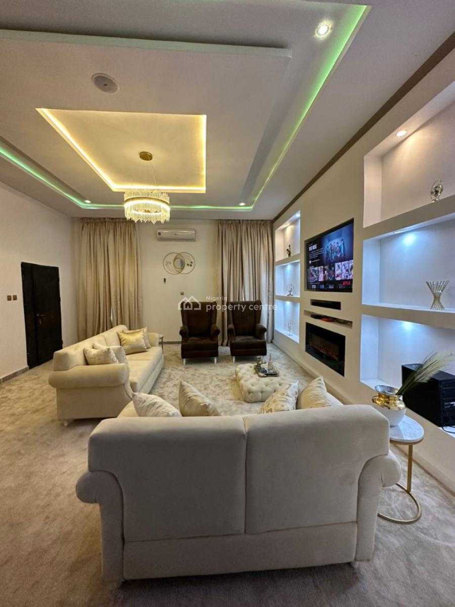 Furnished 4 Bedroom Detached Duplex with Bq, Inside a Secured Estate, Ikota, Lekki, Lagos, Detached Duplex for Rent