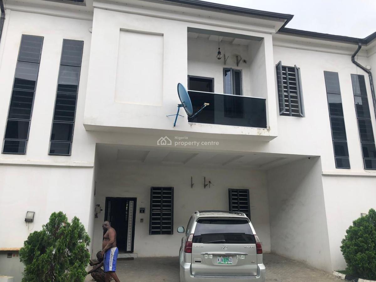 Contemporary 4 Bedroom Duplex with Bq, Before Orchid Roundabout Road, Lekki, Lagos, Semi-detached Duplex for Rent
