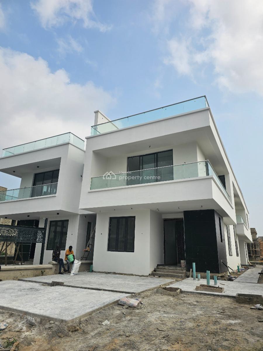 5 Bedroom Semi Detached Duplex with Bq, Cowrri Creek Estate, Ikate Elegushi, Lekki, Lagos, Semi-detached Duplex for Rent