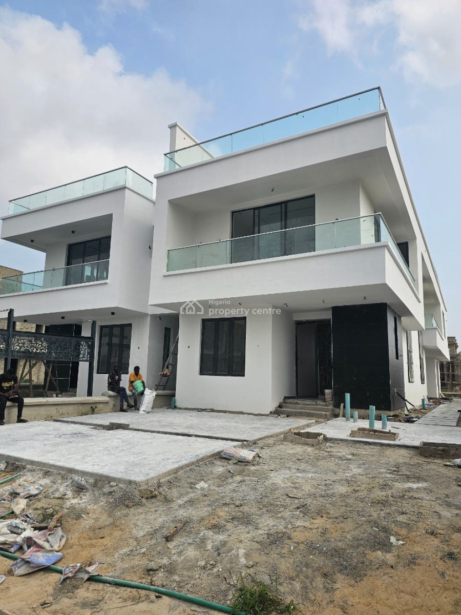 5 Bedroom Semi Detached Duplex with Bq, Cowrri Creek Estate, Ikate Elegushi, Lekki, Lagos, Semi-detached Duplex for Rent