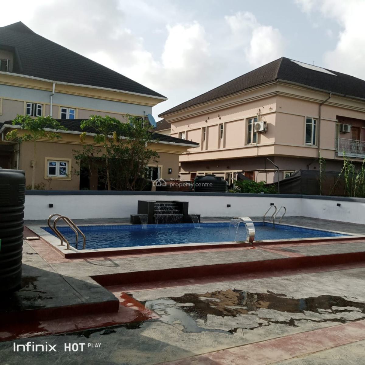 Tastefully Finished 6 Bedroom Detached House with Cinema, Bq, Royal Garden Estate, Ajah, Lagos, Detached Duplex for Sale