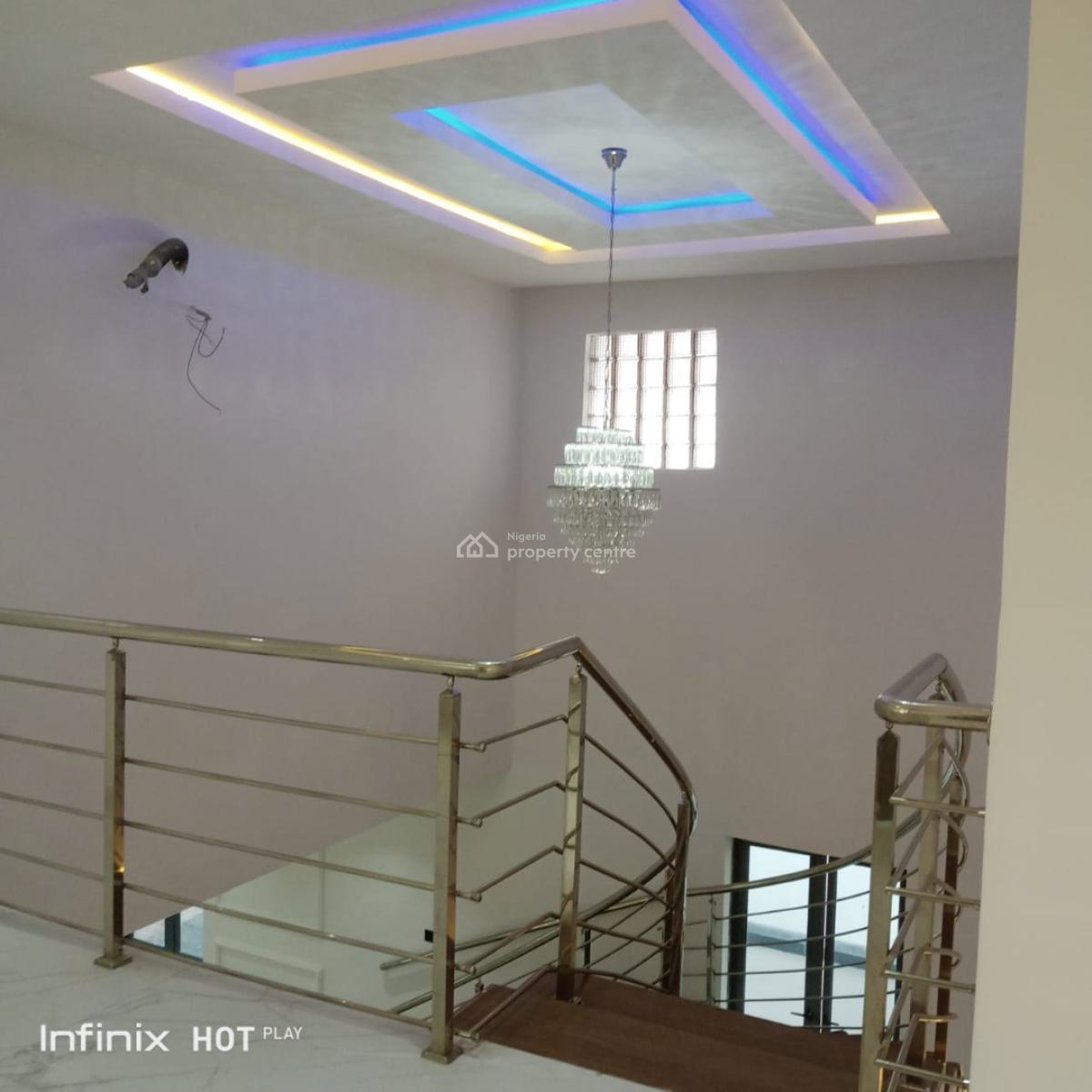 Tastefully Finished 6 Bedroom Detached House with Cinema, Bq, Royal Garden Estate, Ajah, Lagos, Detached Duplex for Sale