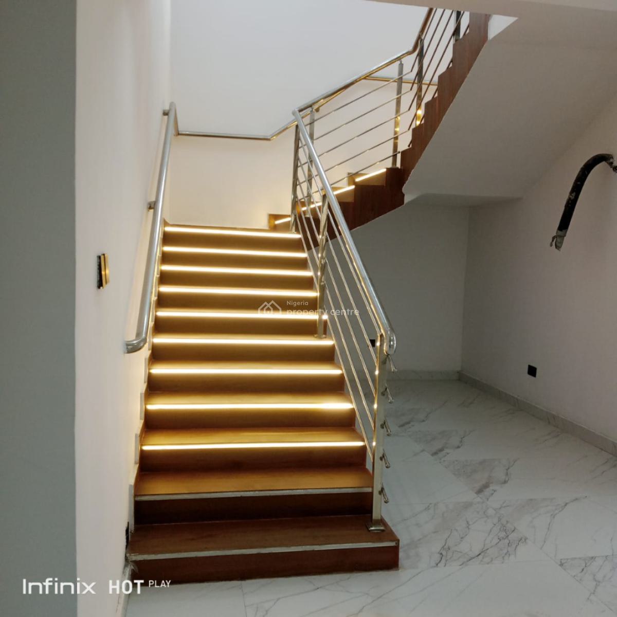 Tastefully Finished 6 Bedroom Detached House with Cinema, Bq, Royal Garden Estate, Ajah, Lagos, Detached Duplex for Sale