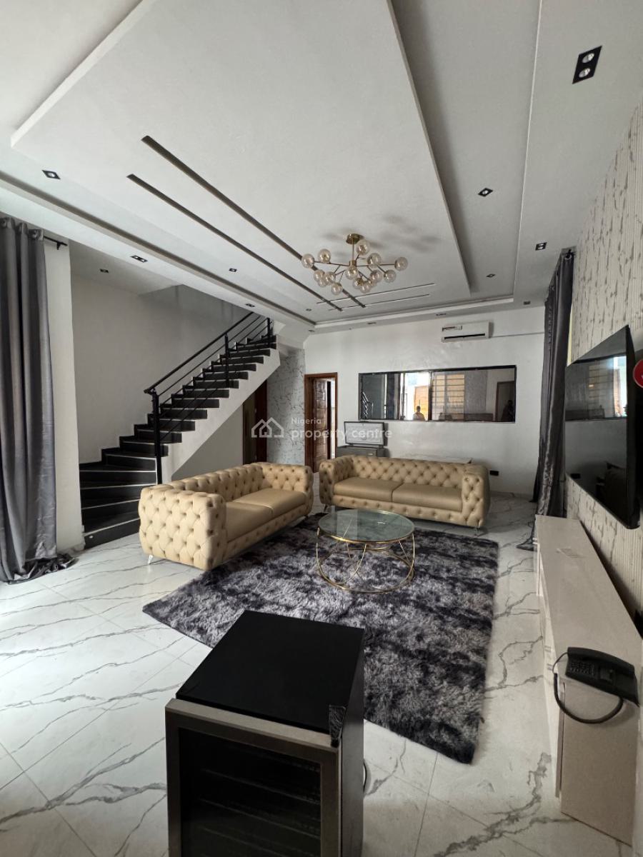 Spacious 5bedroom Fully Detached House, Chevron, Lekki, Lagos, Detached Duplex for Rent