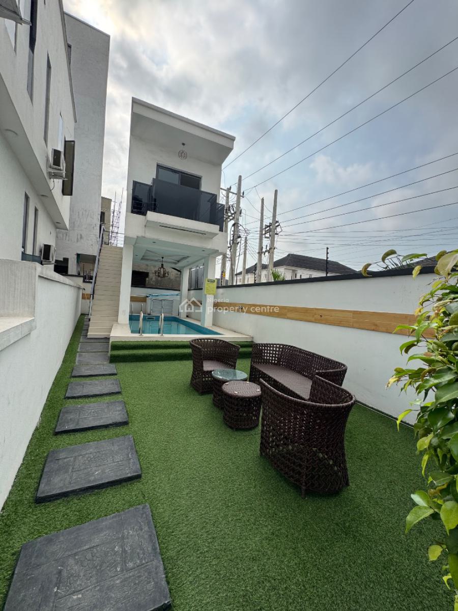 Spacious 5bedroom Fully Detached House, Chevron, Lekki, Lagos, Detached Duplex for Rent