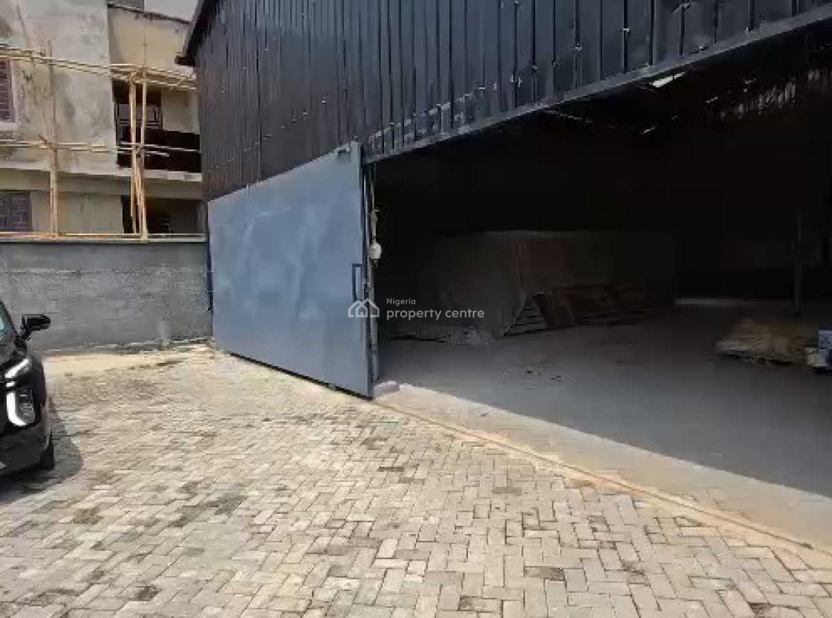 Self Compound Warehouse Space with Office Space, By Chisco Busstop, Ikate, Lekki, Lagos, Warehouse for Rent