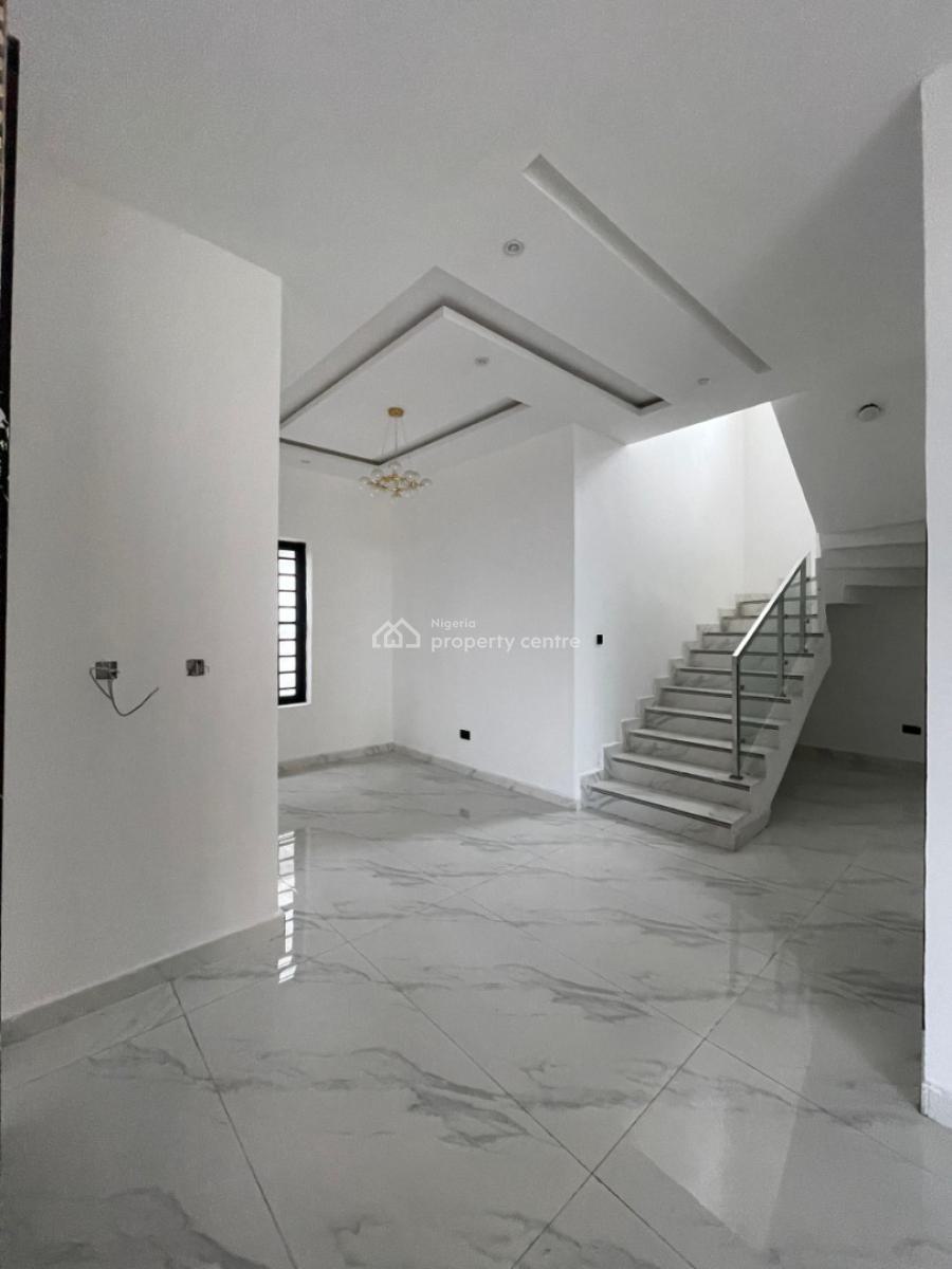 5 Bedroom Fully Detached Duplex  with Bq, Chevron, Lekki, Lagos, Detached Duplex for Rent