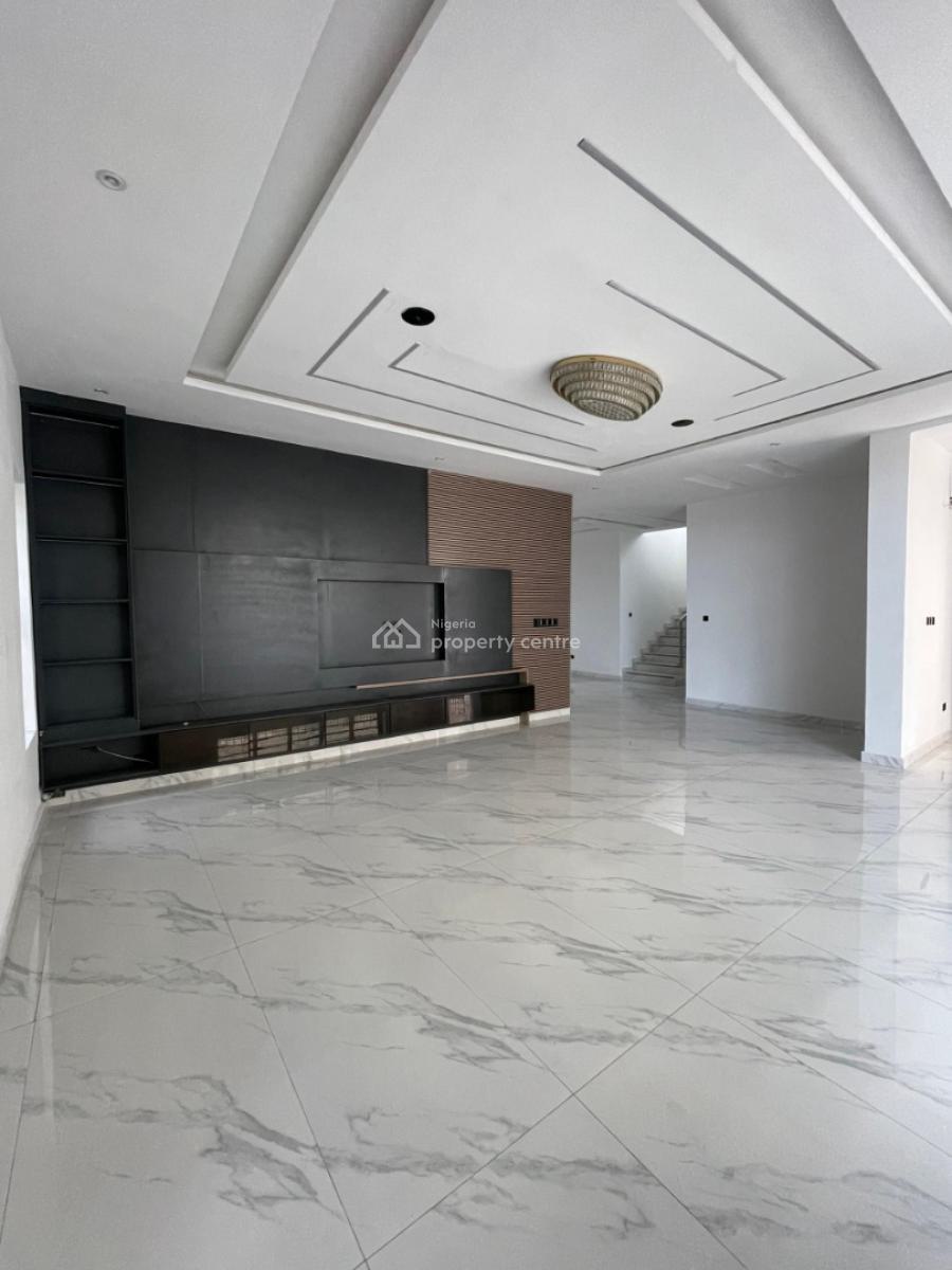 5 Bedroom Fully Detached Duplex  with Bq, Chevron, Lekki, Lagos, Detached Duplex for Rent