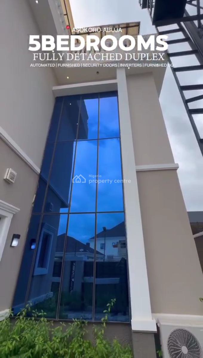 5 Bedroom Fully Detached Duplex with Bq, Asokoro District, Abuja, Detached Duplex for Sale