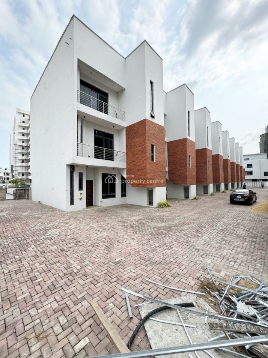 Luxury 4bedroom Terrace House with Bq, Periwinkle, Lekki Phase1, Lekki, Lagos, Terraced Duplex for Rent