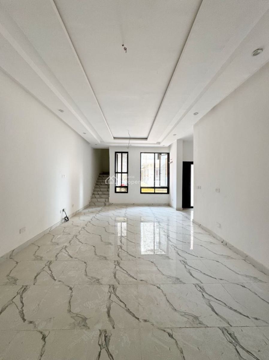 Luxury 4bedroom Terrace House with Bq, Periwinkle, Lekki Phase1, Lekki, Lagos, Terraced Duplex for Rent