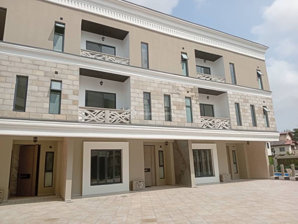 Executive 5bdrm Semi Detached Duplex with 1rm Bq, Off Jubril Aminu Street Parkview Estate, Ikoyi, Lagos, Semi-detached Duplex for Rent