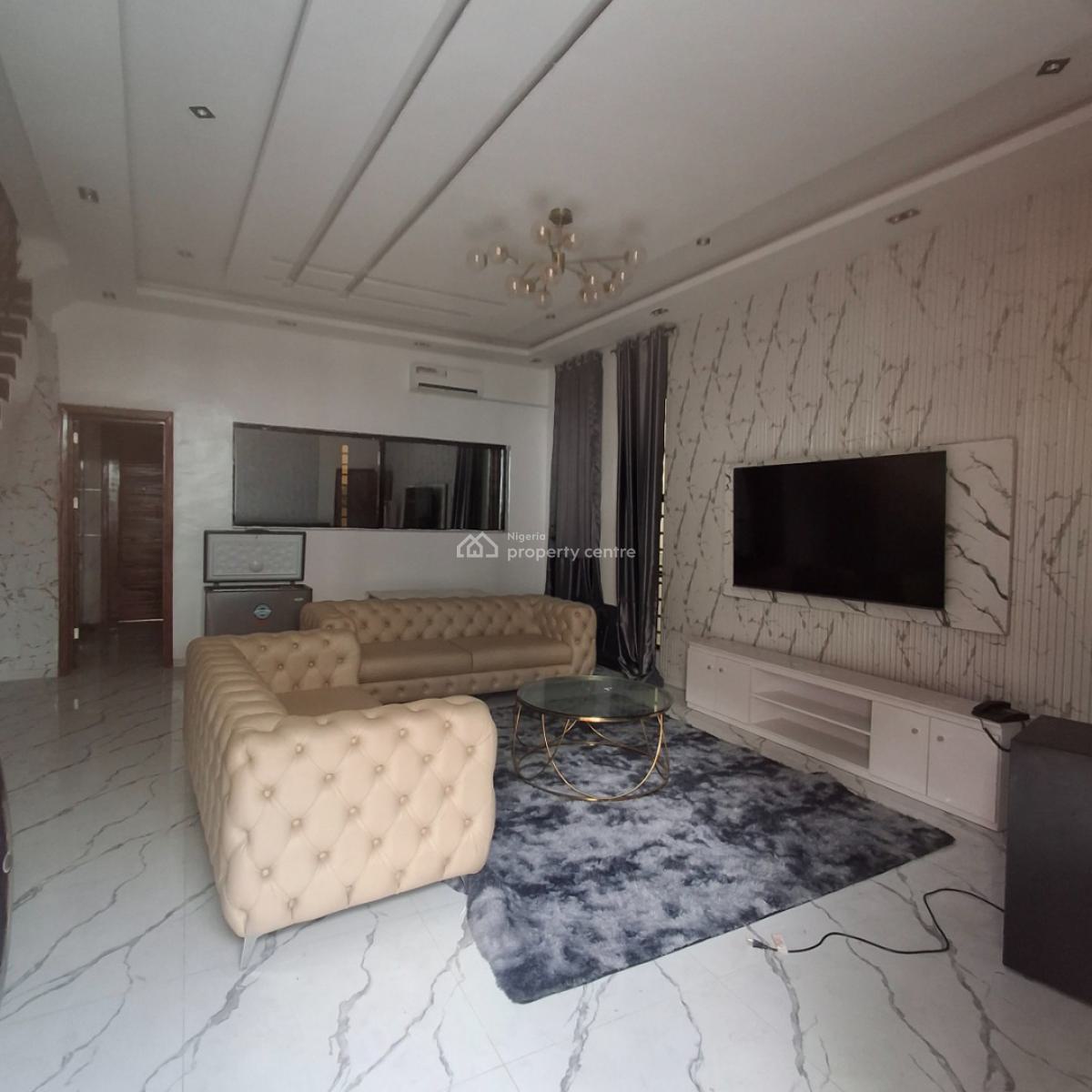 Five Bedroom Detached Duplex, Chevron, Lekki, Lagos, Detached Duplex for Rent
