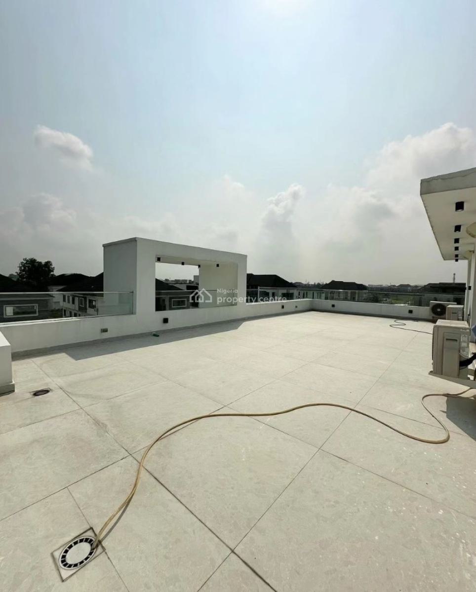 Fully Detached 6 Bedroom Smart Home Mega Triplex with Inverter, Swimming Pool, Royal Gardens Estate, Ajah, Lagos, Detached Duplex for Sale