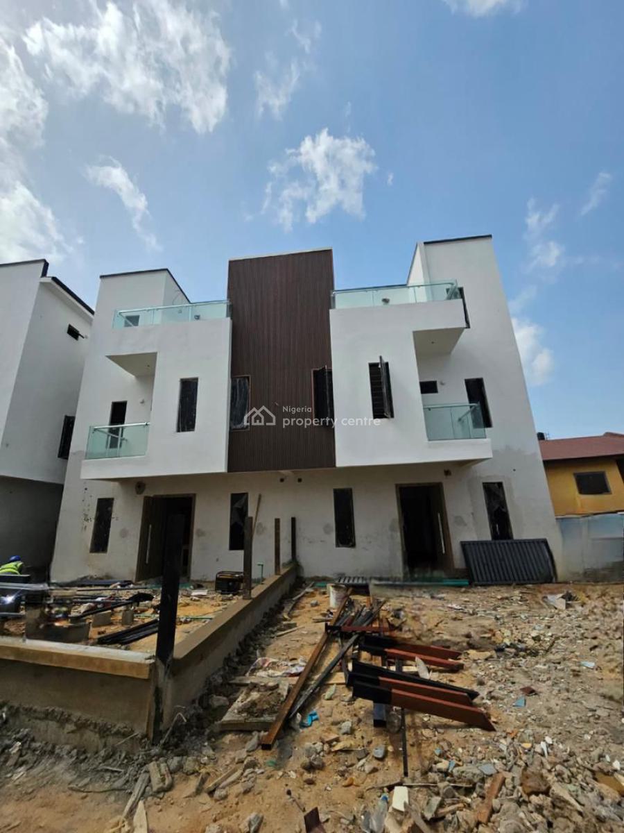 Luxury 4 Bedroom Duplex with Bq, Gbagada, Lagos, Semi-detached Duplex for Sale