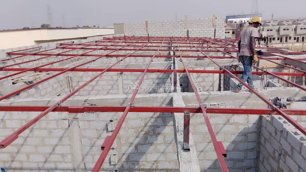 Shell Finished 2 Bedroom Maisonette with Bq, Fha (f.h.a), Lugbe District, Abuja, Terraced Duplex for Sale