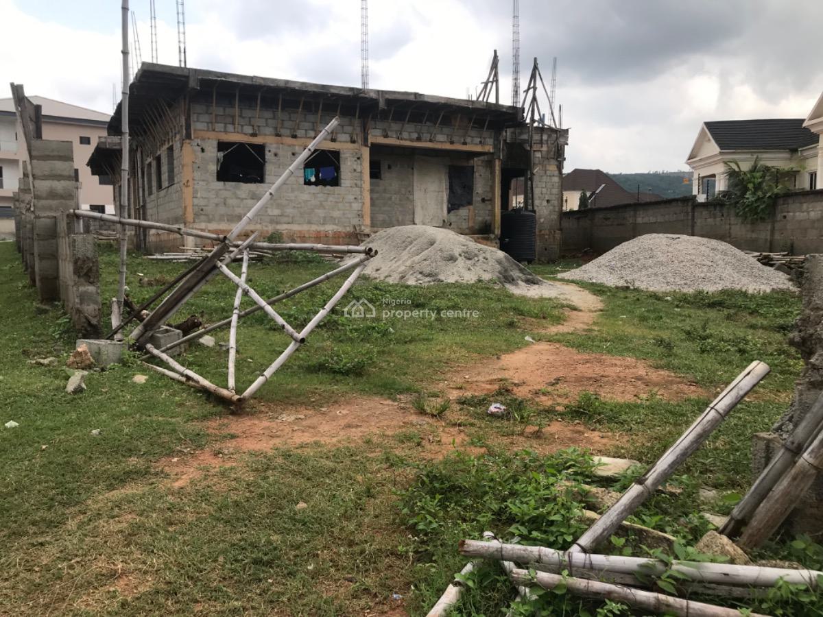 Sweet 1300 Residential Plot, with Structure, C of O, Tarred Road, Katampe Extension, Katampe, Abuja, Residential Land for Sale