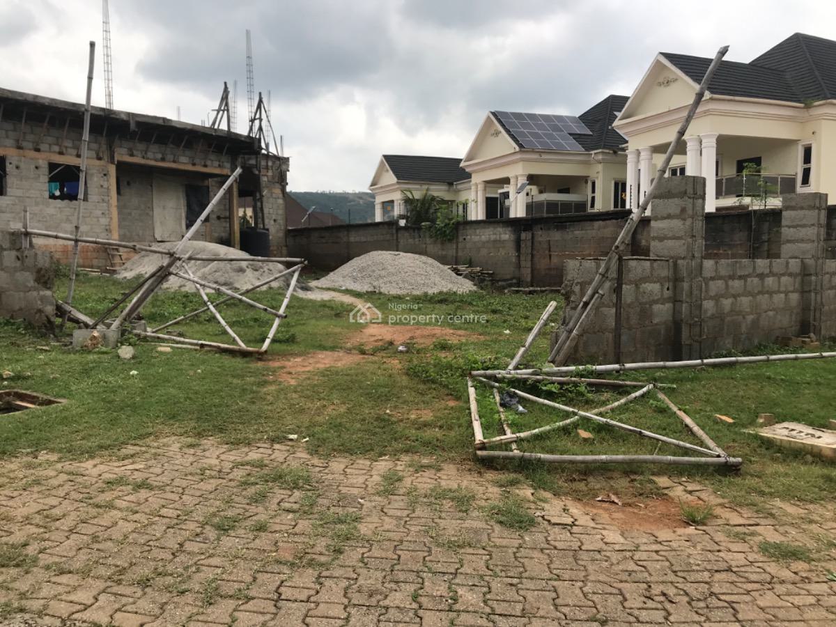 Sweet 1300 Residential Plot, with Structure, C of O, Tarred Road, Katampe Extension, Katampe, Abuja, Residential Land for Sale