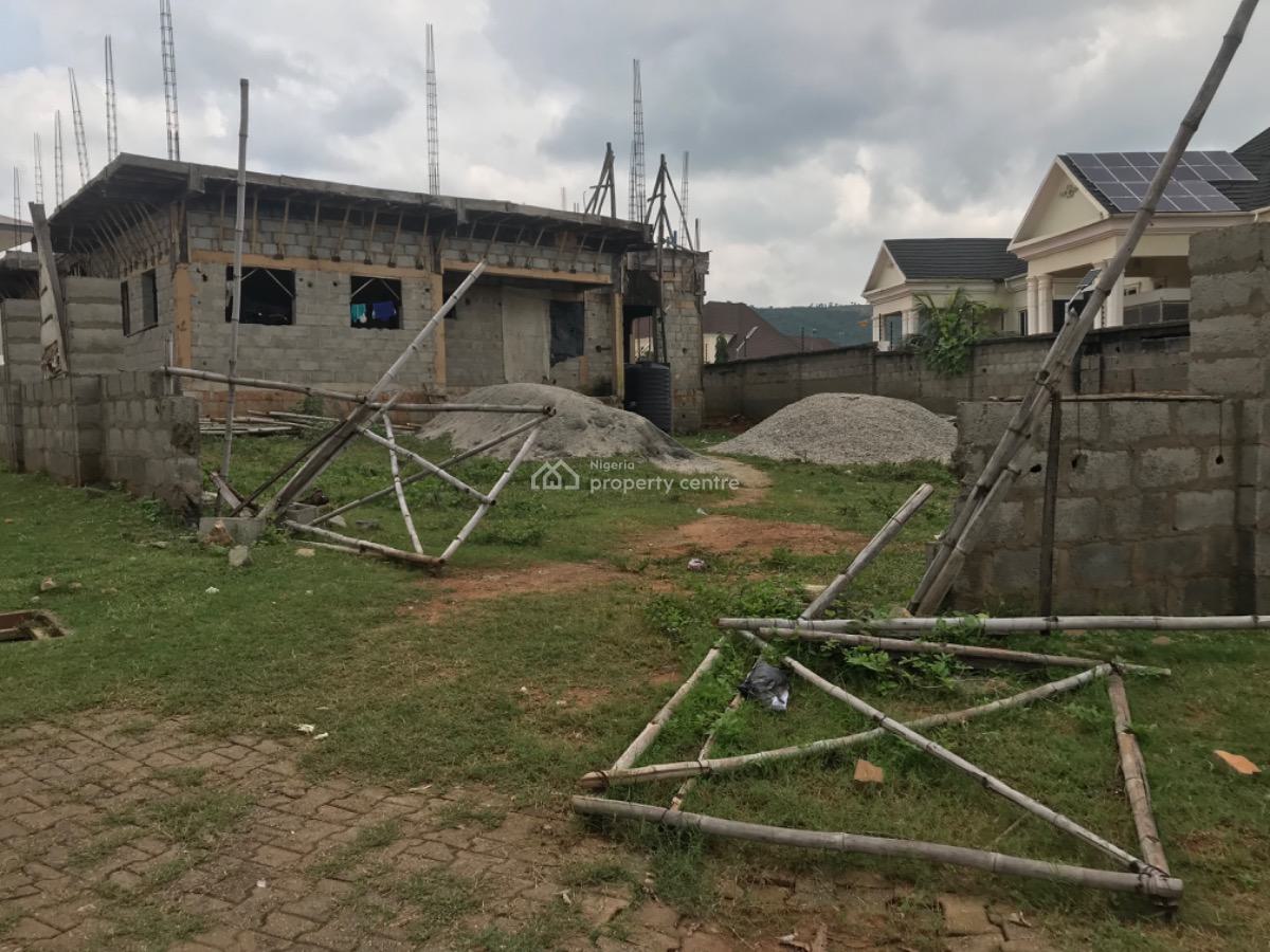 Sweet 1300 Residential Plot, with Structure, C of O, Tarred Road, Katampe Extension, Katampe, Abuja, Residential Land for Sale