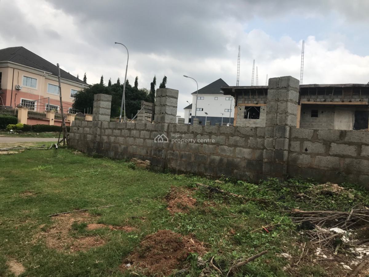 Sweet 1300 Residential Plot, with Structure, C of O, Tarred Road, Katampe Extension, Katampe, Abuja, Residential Land for Sale