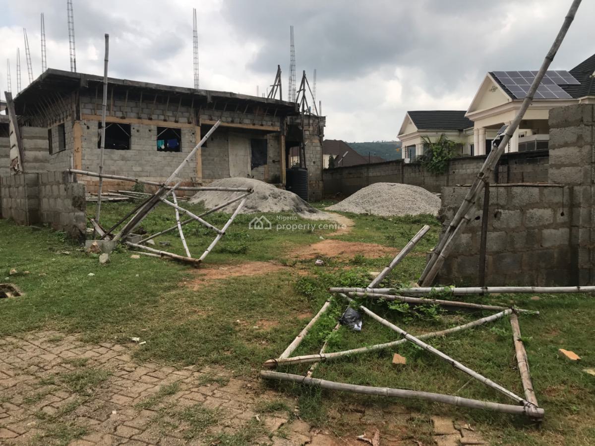 Sweet 1300 Residential Plot, with Structure, C of O, Tarred Road, Katampe Extension, Katampe, Abuja, Residential Land for Sale