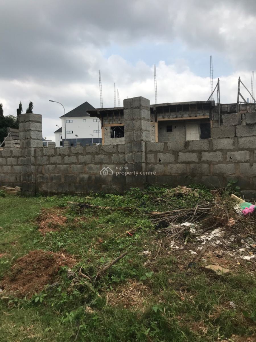 Sweet 1300 Residential Plot, with Structure, C of O, Tarred Road, Katampe Extension, Katampe, Abuja, Residential Land for Sale