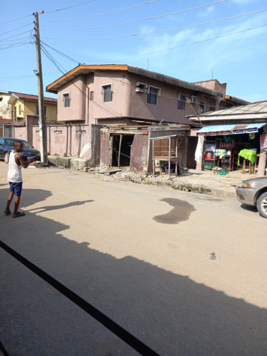 a Nice Blocks of 4 Units of 3 Bedroom Flats, Gbagada Road, Bariga, Shomolu, Lagos, Block of Flats for Sale