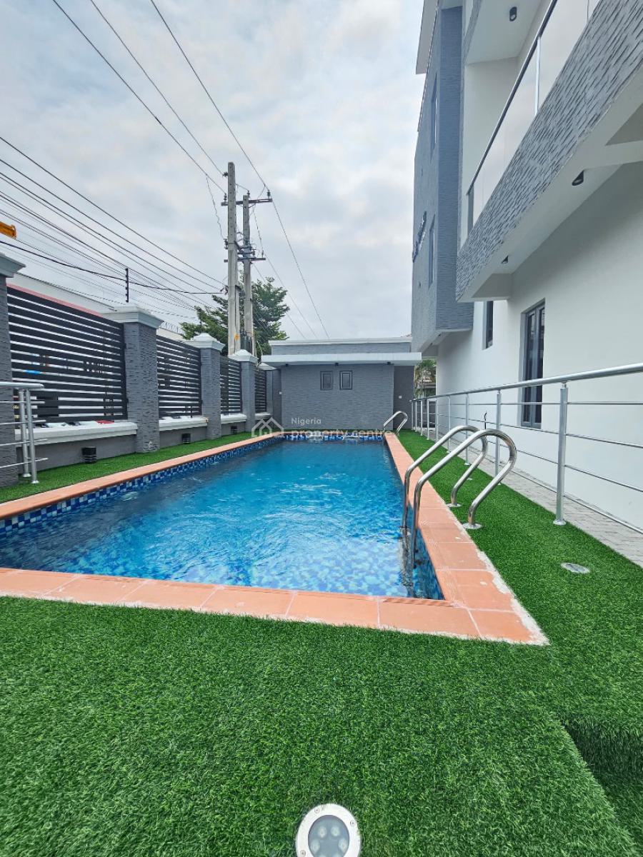 Very Spacious 5 Bedroom Terrace with Swimming Pool in an Estate, Newly Built Home Within a Family Friendly Neighborhood, Victoria Island (vi), Lagos, Terraced Duplex for Sale
