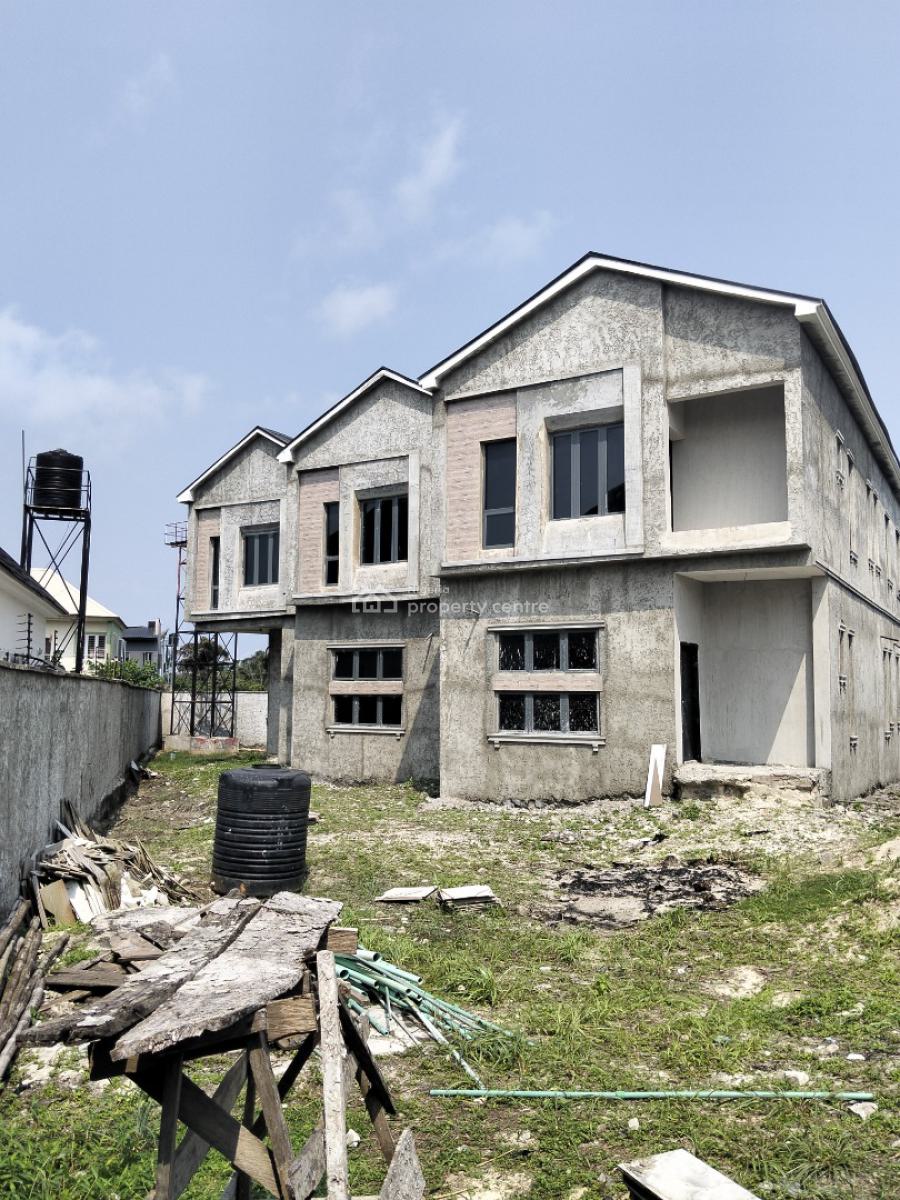 3units of Unfinished 4bedroom Duplex, Beechwood Estate, Ibeju Lekki, Lagos, Terraced Duplex for Sale