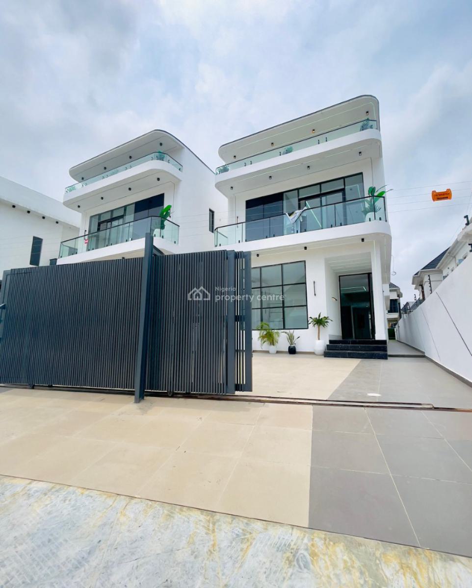 ️*remarkably Built Luxury 5 Bedr Smart Home with Swimming Pool , Gym, 2nd Toll Gate, Lekki, Lagos, Detached Duplex for Sale