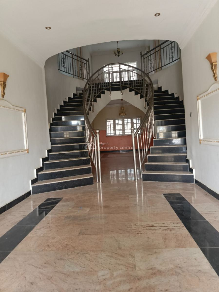 Spacious 5 Bedroom Semi Detached Duplex with Its Separate Compound, Guzape District, Abuja, Semi-detached Duplex for Rent