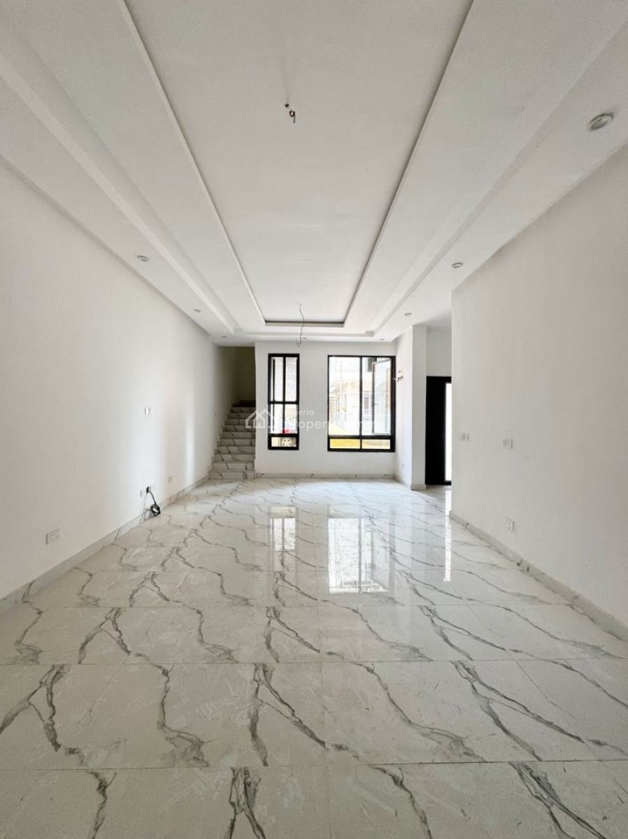 Serviced Four Bedroom Terrace House, Perewinkle, Lekki Phase 1, Lekki, Lagos, Terraced Duplex for Rent