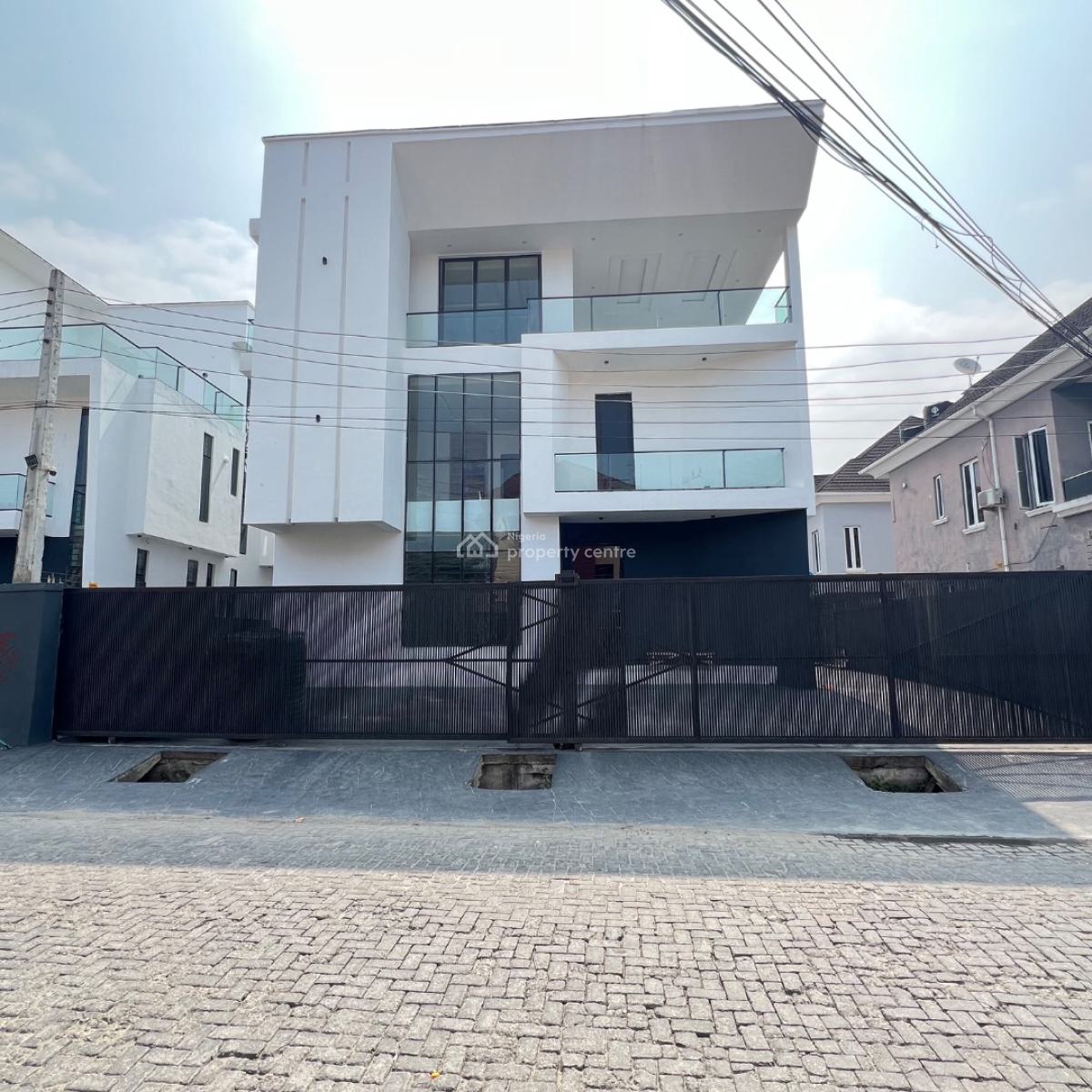 5 Bedroom &bq, Osapa, Lekki, Lagos, Detached Duplex for Sale